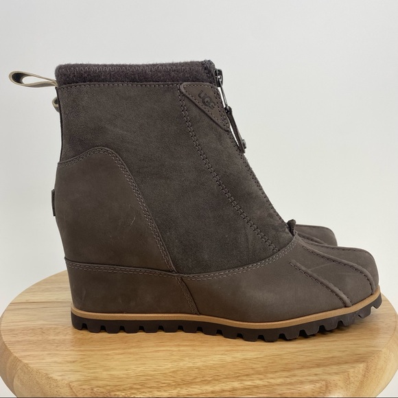 UGG Shoes - UGG Womens Reggie Wedges Boots Winter Waterproof Wool NWT